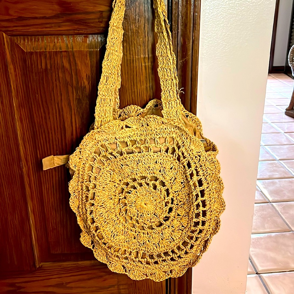 Straw Crochet 🧶 Summer  👜 Handbag